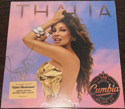 THALIA İMZALI TODO SUENA MEJOR EN CUMBIA LIMITED EDITION SWEETART TRANSPARENT PLAK LP 2026