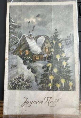 1956 Fransadan Türkiyeye yollanmış kartpostal