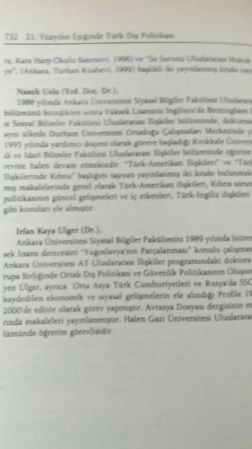 21. Yüzyılın Eşiğinde Türk Dış Politikası