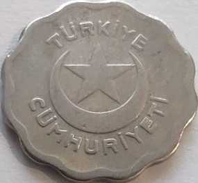 Türkiye Cumhuriyeti 1 Kuruş 1939 Erken Dönem Pirinç