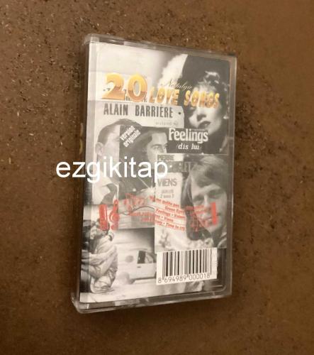 nostalgic 20 love songs  kaset  (kasetçalarda denenmiştir/dinlenmiştir)  jacques brel edith piaf marlene dietrich pierre bachelet