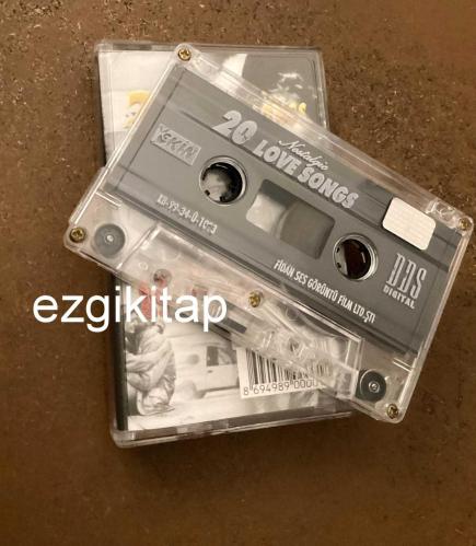 nostalgic 20 love songs  kaset  (kasetçalarda denenmiştir/dinlenmiştir)  jacques brel edith piaf marlene dietrich pierre bachelet
