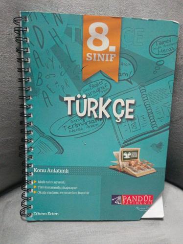 PANDÜL YAYINLARI 8 SINIF TÜRKÇE KONU ANLATIMLI