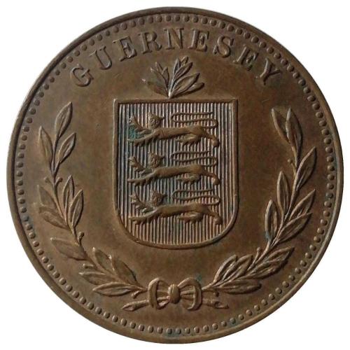 Guernsey 1949 Yılı 8 Double ÇİL RB