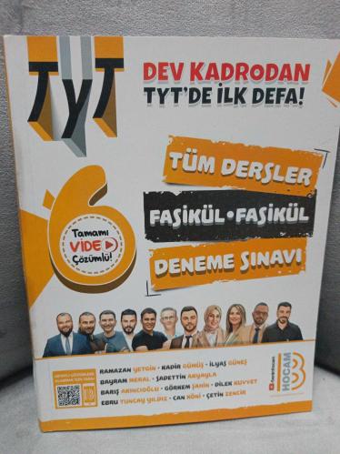BENİM HOCAM TYT TÜM DERSLER FASİKÜL FASİKÜL DENEME SINAVI
