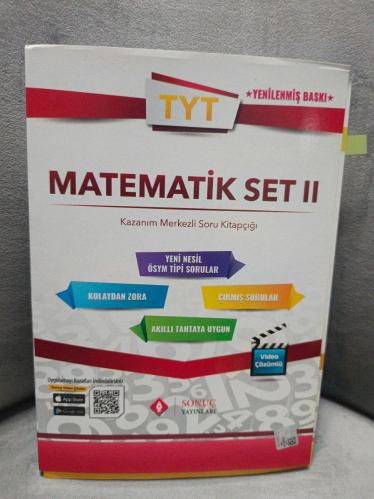 SONUÇ - TYT SINIF MATEMATİK SET 2 KAZANIM MERKEZLİ SORU KİTAPÇIĞI