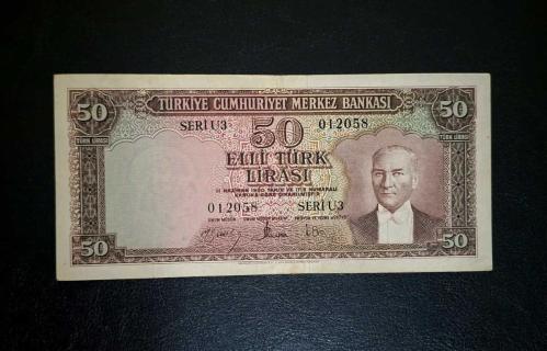 Nadir 5.Emisyon 4.Tertip 50 Lira