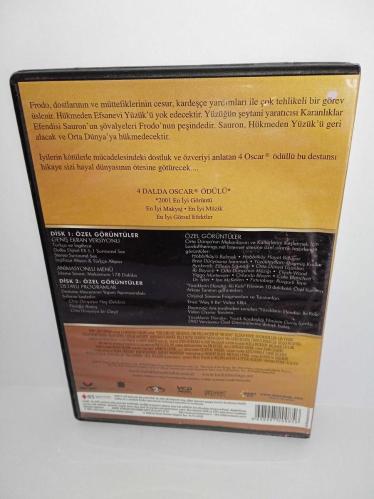 Vcd yüzüklerin efendisi yüzük kardeşliği (Vcd 1) Orijinal. Türkçe dublaj. Disk temiz.