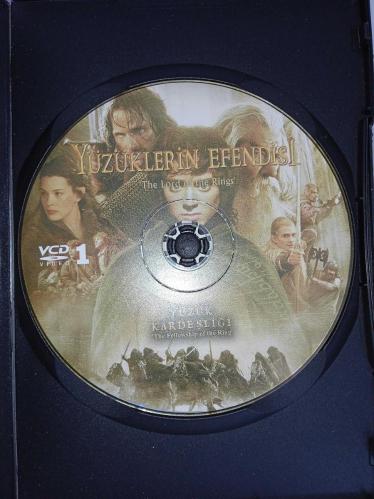 Vcd yüzüklerin efendisi yüzük kardeşliği (Vcd 1) Orijinal. Türkçe dublaj. Disk temiz.