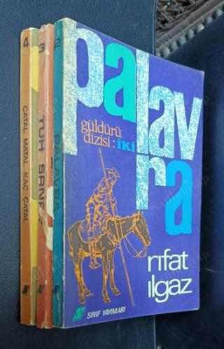 rıfat ılgaz - güldürü dizisi / 2: palavra - 3: tuh sana - 4: çatal matal kaç çatal / 3 kitaplık set