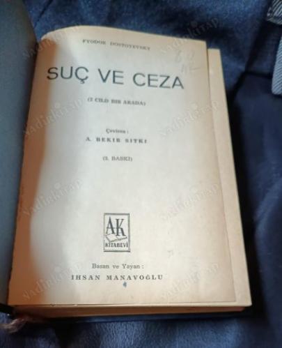 suç ve ceza (2 cild bir arada)