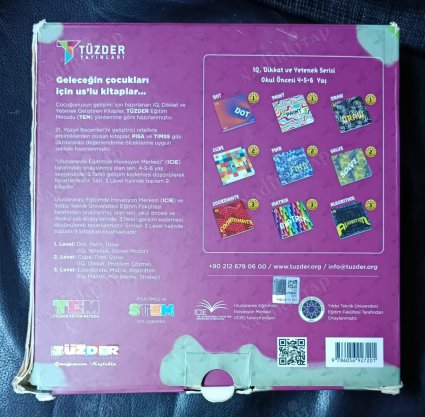 okul öncesi 4-5-6+ yaş - 9 kitap takım - iq dikkat ve yetenek geliştiren kitaplar serisi (türkçe-ingilizce)