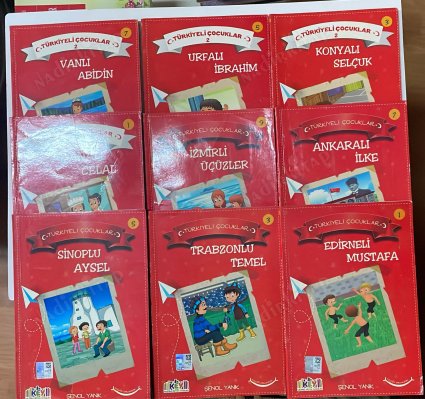 türkiyeli çocuklar serisi (9 kitap karışık)