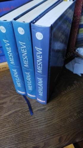mesnevi 6 cilt (3 kitap) takım