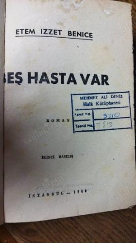 beş hasta var 2. baskı