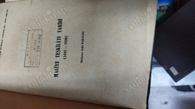 maliye teşkilatı tarihi (1442-1930 )