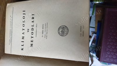 klimatoloji ve metodlar -vejetasyon coğrafyası (iki kitap tek ciltte )