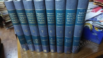 doğuştan günümüze büyük islam tarihi 3-4-5-6-7-9-10-12- toplam 8 cilt takım