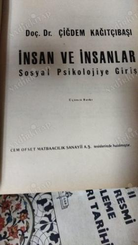 insan ve insanlar-sosyal psikolojiye giriş