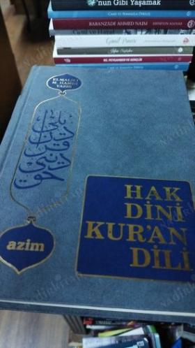 hak dini kur'an dili 2-3-4-5-6-7-8-9-10 ciltler (orijinal azim baskısı) büyük boy