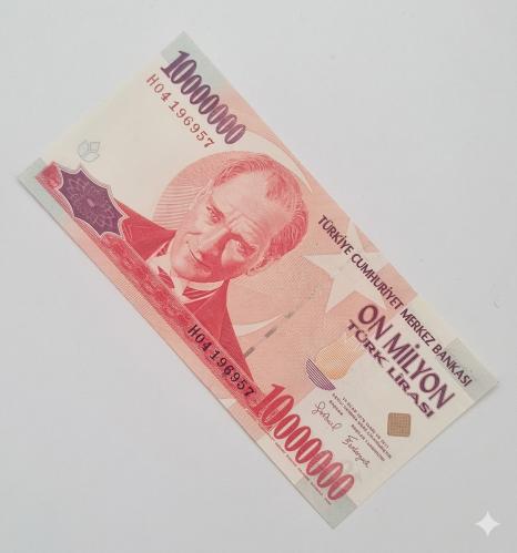 10000000 Türk Lirası 7 Emisyon  On Milyon  TL Çil _ Kondisyon