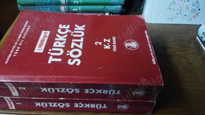türkçe sözlük 1-2 cilt takım (türk dil kurumu )