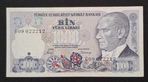 7. Emisyon 1000 TL G09 ÇÇT KAĞIT PARA