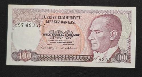 7. Emisyon 100 TL E87 ÇÇT KAĞIT PARA