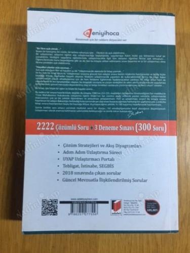 uzlaştırmacı sınavı -hazırlık+soru bankası ve yenileme eğitimi 2222 çözümlü soru +3 deneme sınavı(300 soru)
