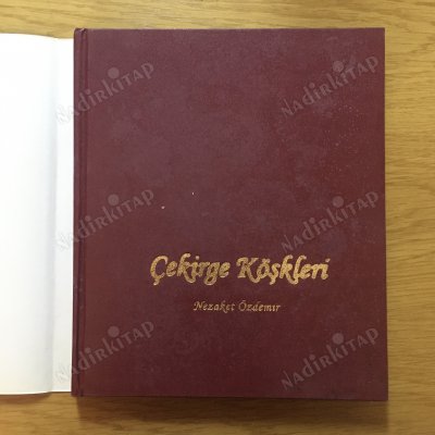 Çekirge Köşkleri 1. baskı