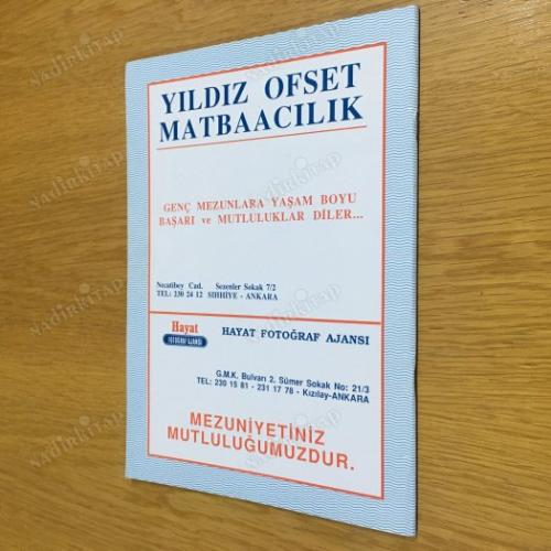 zübeyde hanım kız meslek lisesi 1988-1989 mezuniyet yıllığı bursa-(ilk mezunlar)