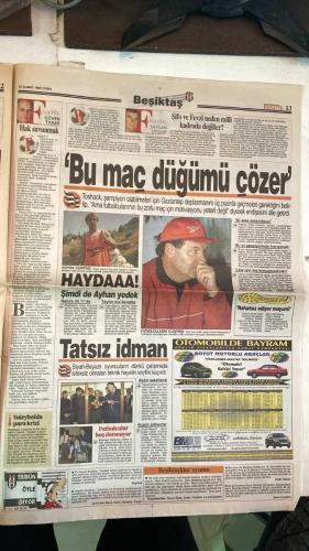 FANATİK SPOR GAZETESİ - TURKISH NEWSPAPER - DOĞUM GÜNÜ HEDİYESİ  - EKSİKSİZ TAM TAKIM GAZETE - 12 ŞUBAT 1999 - SAYI: 1181 - MEHMET ALİ CANBEK - MEHMET GENÇ - TAMER BAĞLAN - ENGİN - VEREL - YALÇIN TÜRK - ALİ ŞEN - GERÇEK SPOR GAZETESİ - FANATİK - BU VATAN HEPİMİZİN - HALTERDE 2. DOPİNG SKANDALI - FENER-FEDERASYON SAVAŞI - KOMPELA’NIN BAŞI YİNE DERDE GİRDİ - LİDERİN MAÇI METİN TOKAT’IN - UÇTU UÇTU BALİÇ UÇTU - UCHE JÜBİLEM KADIKÖY’DE - ASLAN KÖRFEZ VİRAJINDA - ÜLKER PLAY-OFF’U GARANTİLEDİ - LES MISERABLES 43 YIL SONRA ZAFER - GALATASARAY’I KİMSE YIKAMAZ - EN KRALI FENER - UCHE BİR TÜRK İLE EVLENEBİLİRİM - LÖW BİZİM BABAMIZ - TRABZON’DA 88 DAKİKA - CİM BOM ÜÇÜNCÜ SIRADA - MİLLİ DEFTERİ KAPADIM - MİLLİLER LÖW’Ü SEVİNDİRDİ - OKOCHA’YI ÇOK ÖZLEDİM - ALİ ŞEN BIRAKALI OLDU - AŞKI ÖLÜMSÜZ KALAN FANATİKLER - DÜN DE FRİZBİ OYNADILAR - ŞOK GELİŞME TANER ÜÇ HAFTA YOK - TRABZONSPOR - GALATASARAY - FENERBAHÇE - BEŞİKTAŞ - KOCAELİSPOR - ALTAY - ADANASPOR - KARABÜKSPOR - BURSASPOR - ANTALYASPOR - SAKAR