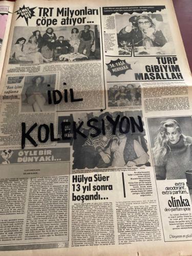 ŞEY HAFTALIK MAGAZİN GAZETESİ - DOĞUM GÜNÜ HEDİYESİ (TURKİSH - NEWSPAPER) - 13 ARALIK 1982 - TAM TAKIM 12 SAYFADIR -Orhan Gencebay-Barış Manço-Serpil Çakmaklı-Kadir İnanır-Banu Alkan-Ayten Gökçer-Türkan Şoray-Orhan Gencebay-Hülya Koçyiğit-Müjde Ar-Müjdat Gezen-Ferdi Tayfur-Mine Koldaş-Ali Rıza Gündoğdu-Mine Koldaş-Pınar Hanz-Pınar Doğan-Gülistan Okan-Esin Özsoy-Akın Uğurlu-İnci Sel-Hale Ünal-Zafer Saba-Gamze İnci-Beste Başar-Özlem Yıldız-Gülşen Akkaya-Gönül Alpay-Saadet Gürses-Yavuz Koykal-İnci Bayram-Müjde Işıl-Güneş Işın-Emin Turgay-Müslüm Gürses-Muhterem Nur-Arzum-Handanefe-Fatoş Dönmez-Hale Yazar-Alev Tunay-Mustafa Şimşek-Çikita-Nesrin Cetinel-Tülay Karaca-Kristyan Klara-Nilgün Balkan-Zeycan Sanal-Safiye Ayla-Attila Atasoy-Leyla Gorgolo-Yüksel Uzel-Sevim Tuna-Ela Altın-Ferdi Tayfur-Fatma Belgen-Ali Rıza Binboğa-Saadet Sunu-Necdet Tosun-Sevda Karaca-Abdül Özyön-Nastasya Kinsky-Filiz Akın-Figen Hanım-Zehra Neciler-Dilberay-Zahir Seba-Gahide Sonku-Maradona