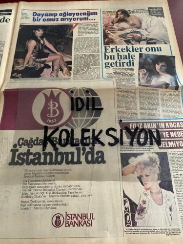 ŞEY HAFTALIK MAGAZİN GAZETESİ - DOĞUM GÜNÜ HEDİYESİ (TURKİSH - NEWSPAPER) - 13 ARALIK 1982 - TAM TAKIM 12 SAYFADIR -Orhan Gencebay-Barış Manço-Serpil Çakmaklı-Kadir İnanır-Banu Alkan-Ayten Gökçer-Türkan Şoray-Orhan Gencebay-Hülya Koçyiğit-Müjde Ar-Müjdat Gezen-Ferdi Tayfur-Mine Koldaş-Ali Rıza Gündoğdu-Mine Koldaş-Pınar Hanz-Pınar Doğan-Gülistan Okan-Esin Özsoy-Akın Uğurlu-İnci Sel-Hale Ünal-Zafer Saba-Gamze İnci-Beste Başar-Özlem Yıldız-Gülşen Akkaya-Gönül Alpay-Saadet Gürses-Yavuz Koykal-İnci Bayram-Müjde Işıl-Güneş Işın-Emin Turgay-Müslüm Gürses-Muhterem Nur-Arzum-Handanefe-Fatoş Dönmez-Hale Yazar-Alev Tunay-Mustafa Şimşek-Çikita-Nesrin Cetinel-Tülay Karaca-Kristyan Klara-Nilgün Balkan-Zeycan Sanal-Safiye Ayla-Attila Atasoy-Leyla Gorgolo-Yüksel Uzel-Sevim Tuna-Ela Altın-Ferdi Tayfur-Fatma Belgen-Ali Rıza Binboğa-Saadet Sunu-Necdet Tosun-Sevda Karaca-Abdül Özyön-Nastasya Kinsky-Filiz Akın-Figen Hanım-Zehra Neciler-Dilberay-Zahir Seba-Gahide Sonku-Maradona