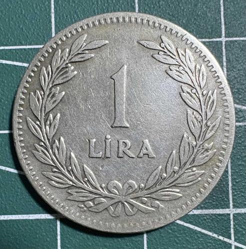 1947 1 LİRA GÜMÜŞ 7.45 GR.