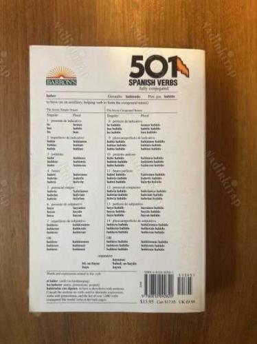 501 Spanish Verbs: Fully Conjugated in All The Tenses in a New Easy to Learn Fotmat Alphabetically Arranged