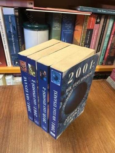 Uzay Efsanesi: 4 Cilt Tam Takım / Arthur C. Clarke  [2001-2010-2061-3001] İlk 1.Baskı 1998