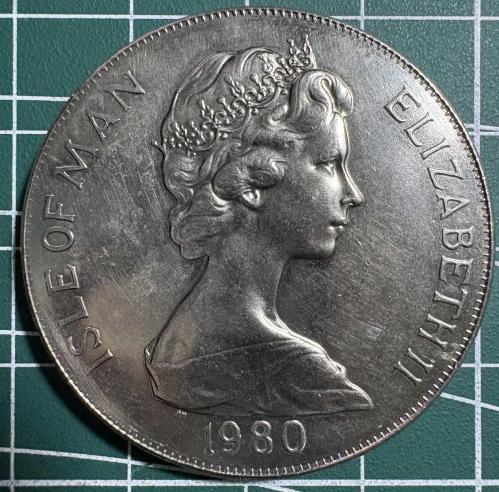 1980 MOSKOVA OLİMPİYATLARI MAN ADASI HATIRA PARASI