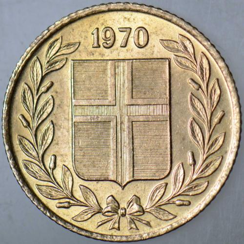 İZLANDA 50 AURAR 1970 ÇİL(-)