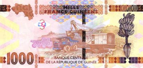 ** GİNE ( 1.000 * FRANCS ) 2022 - ÇİL