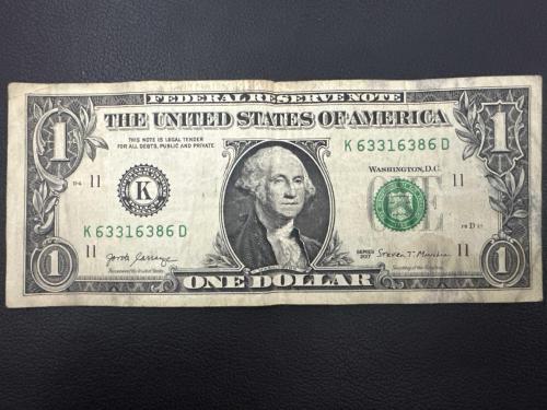 ABD 1 Dolar 2017.