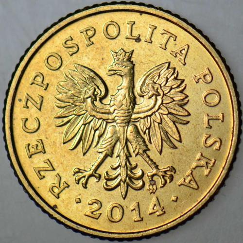 POLONYA 1 GROSZ 2014 ÇA+.