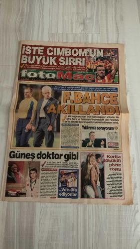FOTOMAÇ SPOR GAZETESİ - TURKISH NEWSPAPER - DOĞUM GÜNÜ HEDİYESİ  - EKSİKSİZ TAM TAKIM GAZETE -6 EYLÜL 2002 CUMA  AZİZ YILDIRIM - WERNER LORANT - OĞUZ ÇETİN - HAİM REVIVO - OĞÜN TEMİZKANOĞLU - OKTAY DERELİOĞLU - SERHAT AKIN - MUSTAFA DOĞAN - WASHINGTON - RECEP - YUSUF - JOHNSON - CEM KARACA - ŞENOL GÜNEŞ - HASAN ŞAŞ - FATİH TERİM - MEHMET - KALEFİN - ANNA KOURNIKOVA - ENRIQUE IGLESIAS - RONALDO - EMRE BELÖZOĞLU - OKAN BURUK - FİKRET ORMAN - SERGEN YALÇIN - PASCAL NOUMA - İBRAHİM ÜZÜLMEZ - BAYRAM - SERDAR - METİN TOKAT - YILDIRIM DEMİRÖREN - HÜSNÜ ÇİL - VAHAP HACIOĞLU - SÜLEYMAN GÜLTEKİN  CİMBOM’UN BÜYÜK SIRRI (GALATASARAY’IN BAŞARISI ŞUTLARINDA GİZLİ) - FENERBAHÇE AKILLANDI (GAZİANTEPSPOR, MALATYA, SOLNA VE GALATASARAY ÖNCESİ SIKIYÖNETİM, İDMANLAR BASINA KAPANDI, KAPTANLARA ULTİMATOM) - LORANT’TAN SIKIYÖNETİM (PAF TAKIMI MAÇI BİLE BASINA KAPATILDI, REVIVO VE OĞÜN UYARILDI) - OKTAY-SERHAT GERGİNLİĞİ DONDURULDU (PAS TARTIŞMASI, MİLLİ TAKIM DÖNÜŞÜNDE KONUŞULACAK) - SAMANDIRA’DA GRİP SALGIN