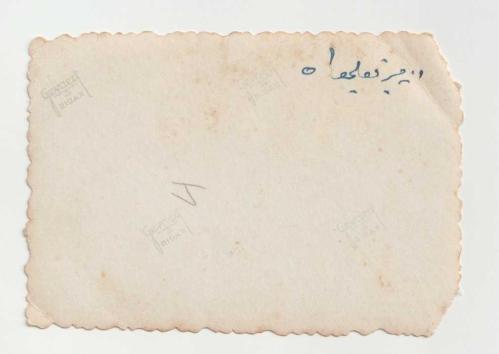1940 LI YILLAR  ARKASI OSMANLICA NOTLU ASKER SUBAY  GÖRSELLİ SİYAH BEYAZ FOTOĞRAF