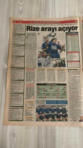 FOTOMAÇ SPOR GAZETESİ - TURKISH NEWSPAPER - DOĞUM GÜNÜ HEDİYESİ  - EKSİKSİZ TAM TAKIM GAZETE -17 EYLÜL 2002 SALI  AZİZ YILDIRIM - WERNER LORANT - OĞUZ ÇETİN - ORTEGA - HAİM REVIVO - WASHINGTON - YUSUF ŞİMŞEK - CEYHUN - RAPAIC - HAKAN BAYRAKTAR - ALİ GÜNEŞ - JOHNSON - SERGEN YALÇIN - PASCAL NOUMA - OSCAR CORDOBA - AMARAL - AHMET DURSUN - AHMET YILDIRIM - MİRCEA LUCESCU - OĞÜN TEMİZKANOĞLU - İSMAİL GÜLDÜREN - BÜLENT KORKMAZ - ERGÜN PENBE - HASAN ŞAŞ - BERKANT GÖKTAN - YAŞAR YALÇIN - SÜLEYMAN GÜLTEKİN - ÖMER ÇAVUŞOĞLU - ABDULLAH ÇEVRİM  TARAFTARIN YÜZDE 90’I LORANT’A GÜVENMİYOR (FENERBAHÇE’DE KAOS, ORTEGA YEDEK, REVIVO MORALSİZ, OĞÜN SAKATLIK ŞOKU) - OĞUZ ÇETİN: “ASIL HEDEF BEN DEĞİLİM” (ATV’DE GERÇEKLERİ AÇIKLADI, YILDIRIM’A DESTEK) - REVIVO’YA ORUÇ İZNİ (DİNİ BAYRAM NEDENİYLE ANTRENMANA KATILMADI) - FENERBAHÇE’DE MORAL ÇÖKÜNTÜSÜ (SOLNA MAÇI ÖNCESİ TAKIMDA İNANÇ KAYBI) - BEŞİKTAŞ-GÖZTEPE 2-2 (AHMET DURSUN VE SERGEN’İN GOLLERİNE ERCAN VE ZAFER KARŞILIK VERDİ, LUCESCU: “SORUN SAVUNMADA”) -