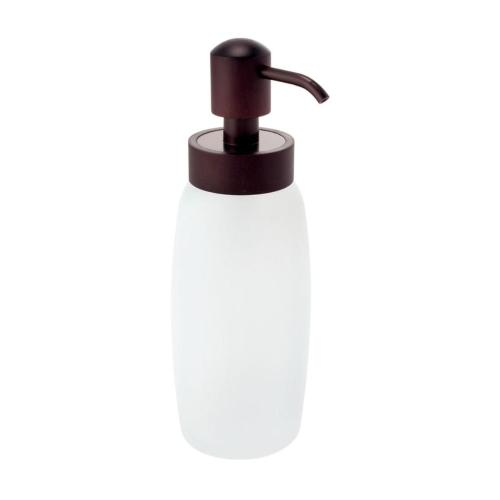SIVI SABUNLUK CAM BUZ DESENLİ 6X6X20CM 300ML BANYO SETİ