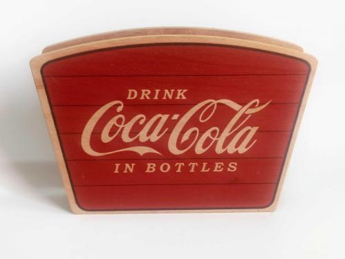 Coca Cola Ahşap Peçetelik