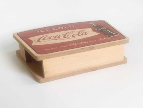Coca Cola Ahşap Peçetelik