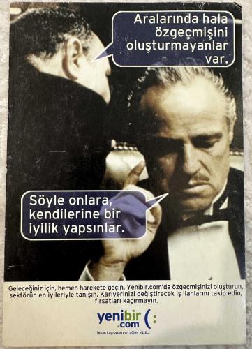 God Father film reklamlı eski kartpostal