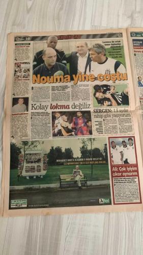 FOTOMAÇ SPOR GAZETESİ - TURKISH NEWSPAPER - DOĞUM GÜNÜ HEDİYESİ  - EKSİKSİZ TAM TAKIM GAZETE -18 EYLÜL 2002 ÇARŞAMBA  FATİH TERİM - WERNER LORANT - OĞUZ ÇETİN - AZİZ YILDIRIM - ORTEGA - WASHINGTON - YUSUF ŞİMŞEK - CEYHUN - RAPAIC - ABDULLAH - OKTAY DERELİOĞLU - SERGEN YALÇIN - PASCAL NOUMA - OSCAR CORDOBA - AMARAL - AHMET DURSUN - AHMET YILDIRIM - MİRCEA LUCESCU - BÜLENT KORKMAZ - ERGÜN PENBE - HASAN ŞAŞ - BERKANT GÖKTAN - İBRAHİM KUTLUAY - DEMET ŞENER - YAŞAR YALÇIN - SÜLEYMAN GÜLTEKİN - NACİ TAMER  GALATASARAY ŞAMPİYONLAR LİGİ’NDE İLK MAÇINA ÇIKIYOR (LOKOMOTİV MOSKOVA DEPLASMANI, MAÇ SAAT 19.00, STAR TV) - TERİM: “MOSKOVA’DAN EN İYİ SKORLA DÖNECEĞİZ” - BERKANT SAKAT, KADRODA YOK - BUSACCA MAÇIN HAKEMİ - FENERBAHÇE’DE SOLNA MAÇI ÖNCESİ KRİTİK KADRO (YUSUF, ABDULLAH, OKTAY VE RAPAİÇ YOK; GENÇ ERMAN VE SEMİH KADRODA) - OĞUZ ÇETİN: “BEN İMPARATORUM, 1 NUMARA OLACAĞIM” (ATV’DE AÇIKLAMALAR, TARAFTARLARDAN TAM NOT) - PASCAL NOUMA: “BENİMLE UĞRAŞMAK TEHLİKELİ OLABİLİR” (GAZETECİLERE GÖZDAĞI)